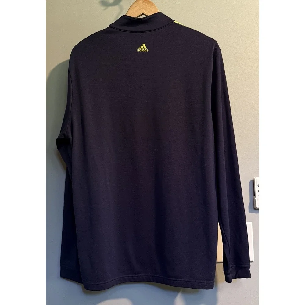 Adidas Sweater 1/4 Zip Pullover Lightweight Performance Athletic Golf Medium‎